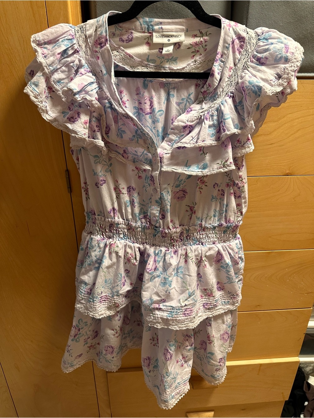 Love shack fancy floral dress